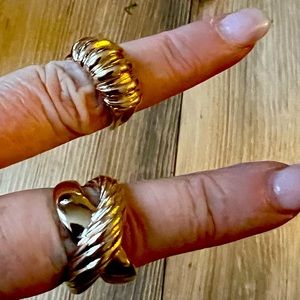 Gold rings size 7